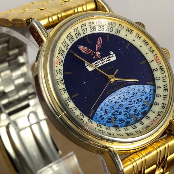 Vintage Apollo 11 25th Aniversary Date Watch - Picture 2 of 7